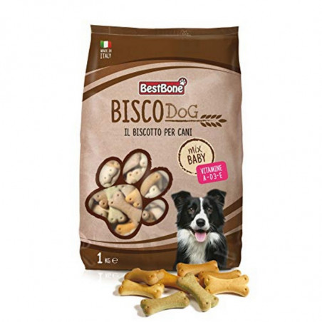 Bestbone - Biscodog Mix Baby con vitamine A, D3, E - 1Kg
