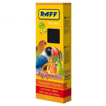 RAFF - Star Stick Agapornis per Pappagalli (2 stick) - 112gr