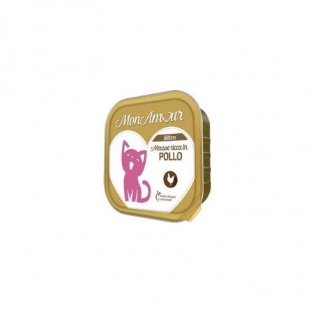 MONAMOUR CAT MOUSSE KITTEN POLLO 100 GR