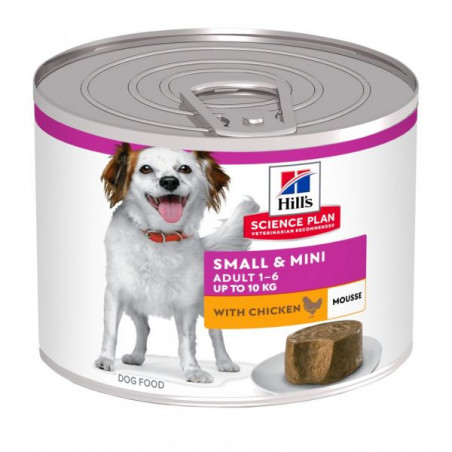 Hill's Science Plan SMALL & MINI Mousse Adult alimento per cani umido con Pollo 200 gr