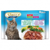 Stuzzy cat pollo e vitello 4x100gr