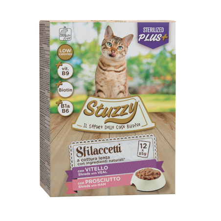 Stuzzy cat speciality sterilizzato vitello e prosciutto 12x100gr