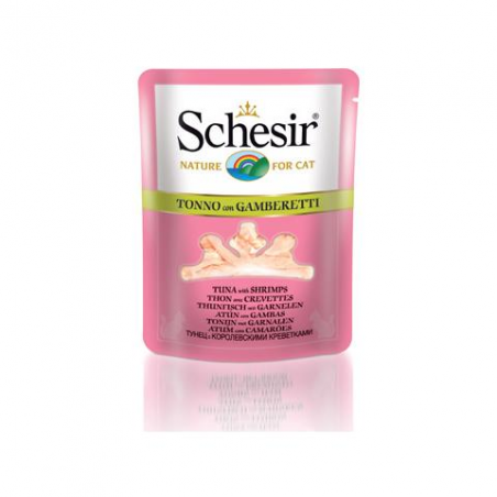 Schesir cat Tonno con Gamberetti 70gr