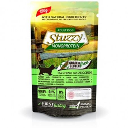 Stuzzy dog Monoprotein Grain & Gluten Free con Tacchino e Zucchini 150gr