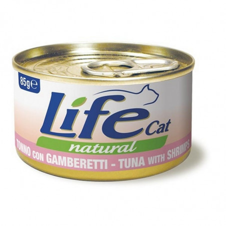 Life Cat Natural Tonno con Gamberetti - 85gr