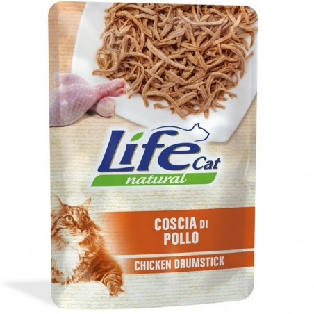 Life Pet Care - Life Cat Natural Adult Coscia di Pollo - 70gr