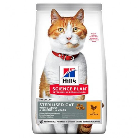 HILL'S CAT SCIENCE PLAN FELINE STERILISED POLLO 1,5KG