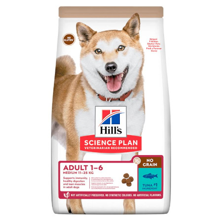 HILL'S DOG ADULT 1 - 6 ANNI TONNO 2,5 KG.