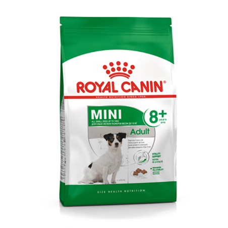 ROYAL CANIN MINI ADULT DOG 8+ 2KG.