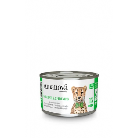 AMANOVA CAT SARDINA E GAMBERETTI 70 GR.