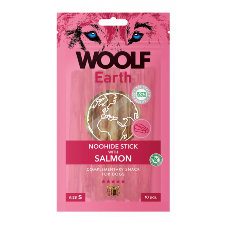 WOOLF EARTH NOOHIDE STICK WITH SALMON 90GR