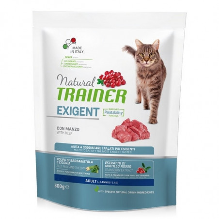 Trainer Natural Exigent Cat Adult con Manzo - 300gr