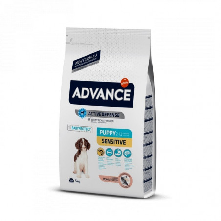 Advance Sensitive Dog Puppy con Salmone e Riso - 3Kg