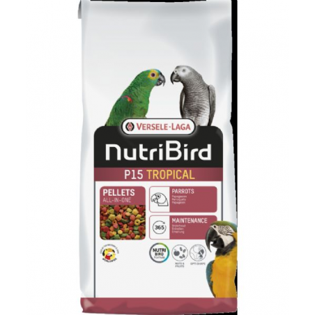 Nutribird P15 Tropical 10 kg NEW PACK
