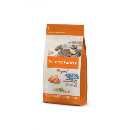 Nature's Variety Original per Gatti Adult Sterilzed Neutered al Salmone da 1,25 Kg