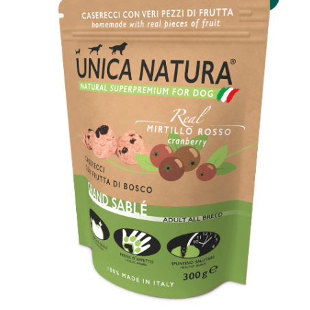 UNICA NATURA SNACK GRAND SABLEREAL MIRTILLO 300 GR