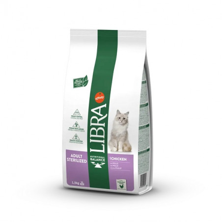 LIBRA CAT ADULT STERILIZED POLLO 3 KG.