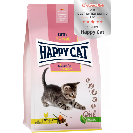 HAPPY CAT KITTEN POLLO 1.3 KG