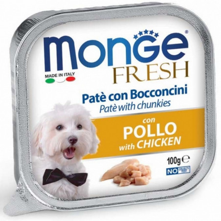 Monge Fresh vaschetta pollo 100 gr