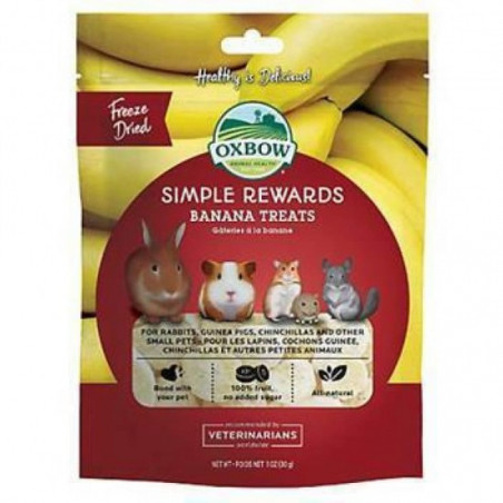 SIMPLE  REWARDS BANANA TREATS 30 GR