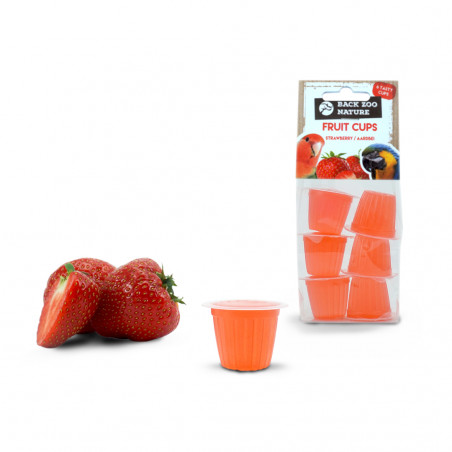 Fruit Cups Strawberry 6pz 90 gr