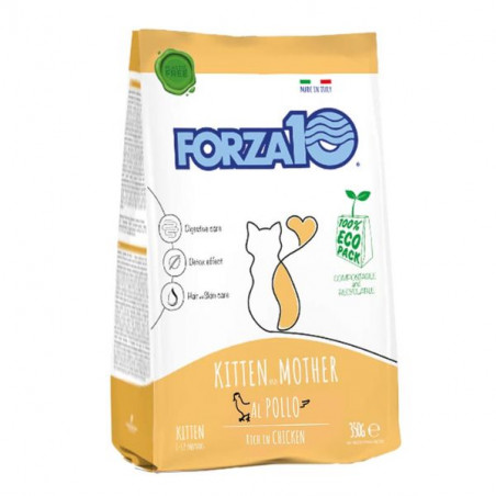 Forza 10 cat kitten and mother al pollo 350 gr