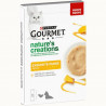 PURINA GOURMET NATURE'S CREATIONS GATTO EXQUISITE PUREE SNACK CON POLLO E ZUCCA 5 SNACK DA 10 GR