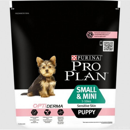 Purina Pro Plan Small&Mini Puppy Sensitive Skin OptiDerma con Salmone - 700gr
