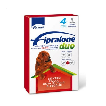 FIPRALONE DUO 40-60 KG. per cani tg grande