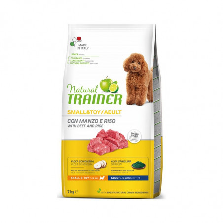 Trainer Natural Adult Dog Small&Toy con Manzo e Riso - 7Kg
