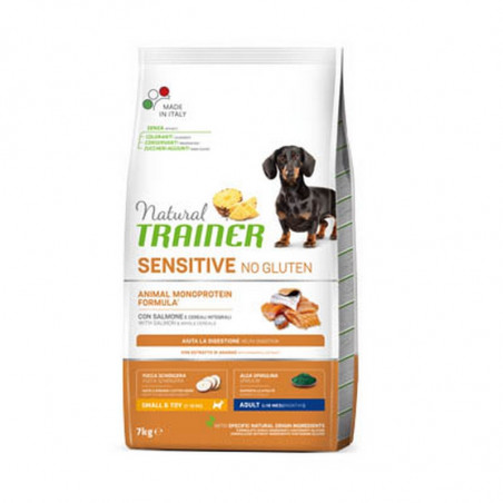 Trainer Natural Sensitive No Gluten Small&Toy Adult con Salmone - 7Kg