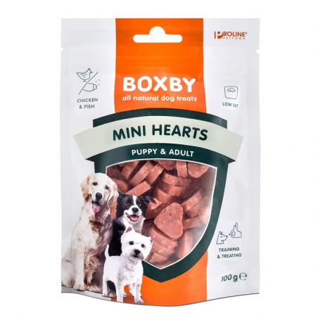 Boxby Mini Hearts Puppy&Adult - 100gr