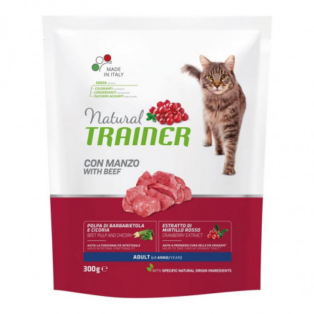 Trainer Natural Cat Adult con Manzo - 300gr