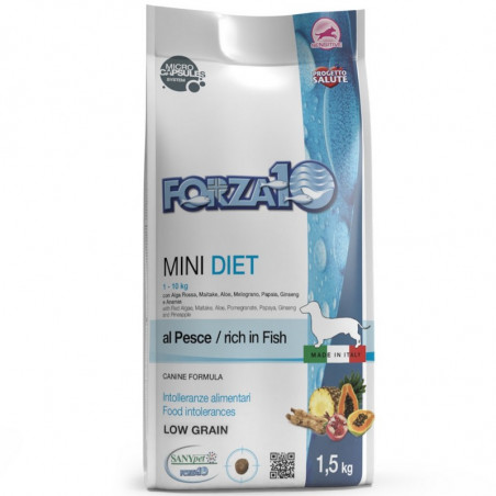 Forza10 - Mini Diet Cane al pesce - 1,5Kg