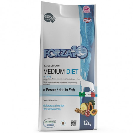 Forza10 - Medium Diet Cane al pesce - 12Kg