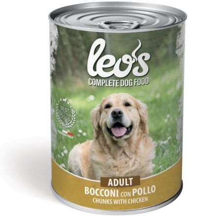 Leo'S Dog bocconi con pollo 415 gr.