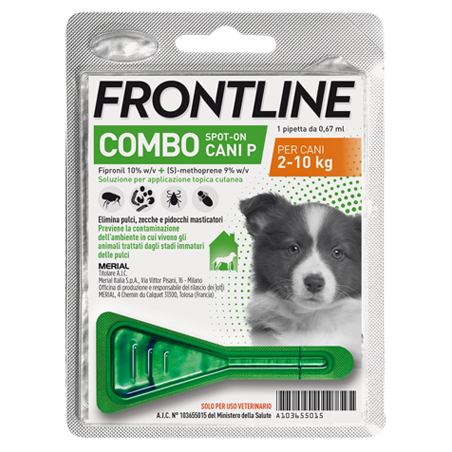 Frontline Combo Spot-On - Antiparas. Per cuccioli di cane - 1 pipetta da 0,67ml
