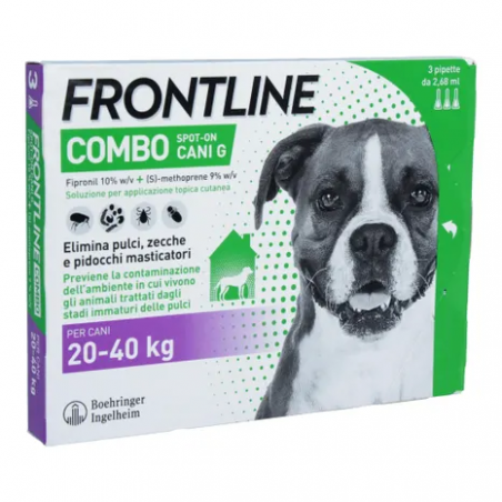 FRONTLINE COMBO 20-40KG (3FIALE)