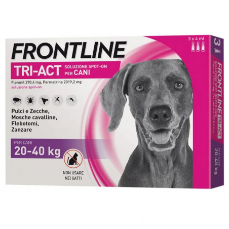 FRONTLINE TRI ACT 20-40KG 3 FIALE