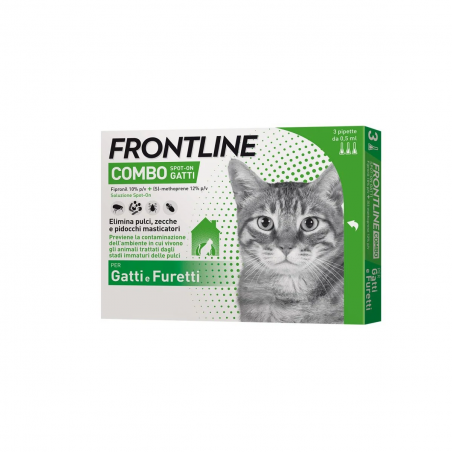 Frontline combo gatti e furetti 3 fiale