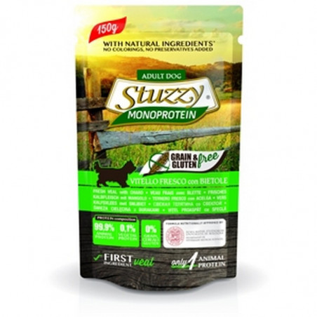 Stuzzy dog Monoprotein Grain & Gluten Free con Vitello Fresco e Bietole 150gr