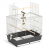 Colivie Zincata Ivonne, 66 x 45 x 60 cm, Gri,
