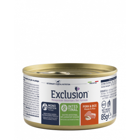 EX DIET CAT INTESTINAL PORK AND RICE  CF.85 GR
