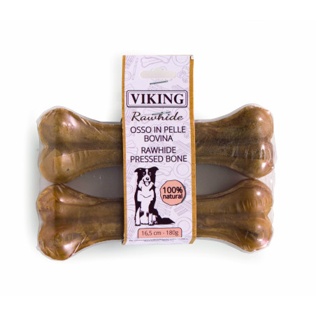 VIKING OSSO IN PELLE BOVINA 16,5 CM 2 PZ