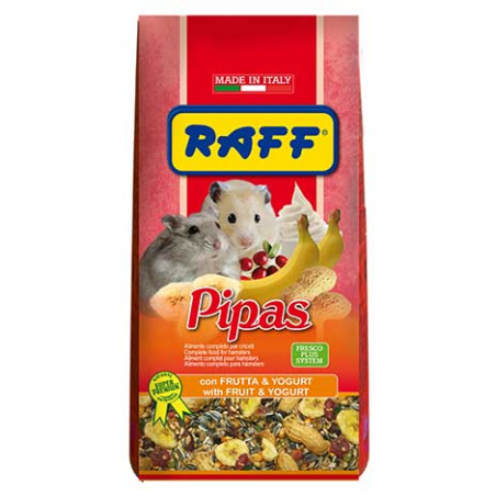 RAFF PIPAS CON FRUTTA & YOGURT 800 GR