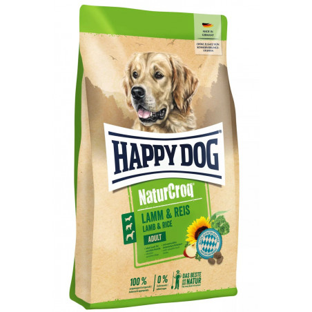HAPPY DOG NaturCroq agnello/riso 11kg
