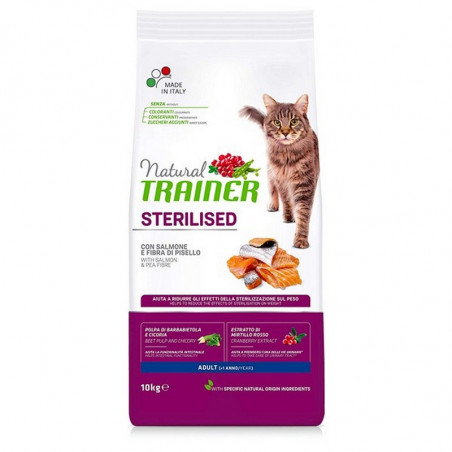 Trainer Natural Sterilised Cat Adult con Salmone - 10Kg