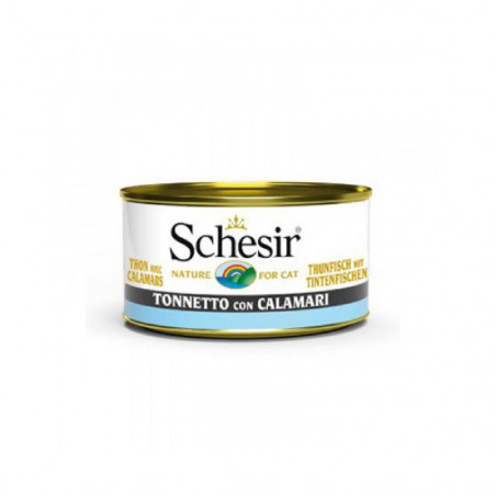 SCHESIR CAT TONNETTO CON CALAMARI 85 GR