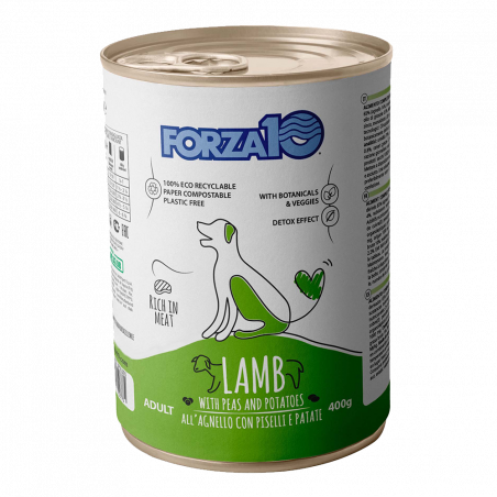 FORZA 10 MANTENIMENTO ALL'AGNELLO CON PISELLI E PATATE 400 GR