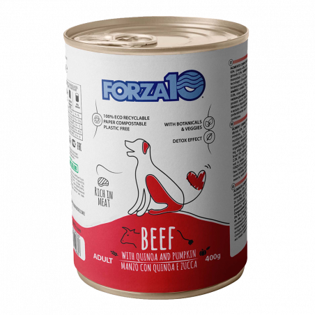 FORZA 10 MANTENIMENTO MANZO CON QUINOA E ZUCCA 400 GR